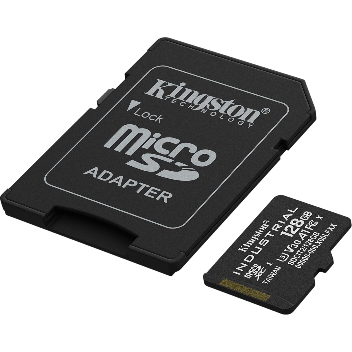 Speicherkarte 128GB MicroSD Kingston Industrial + SD adapter (SDCIT2/128GB) - Foto 2