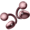 Headset Huawei FreeClip 2 Berry Purple - 55038906 - Foto 2