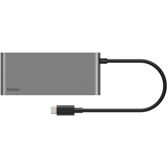 Dockingstation Belkin 8-Port USB-C Hub with 2.5Gb Ethernet Space Gray - INC024hqSGY - Foto 3