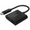 Adapter USB Type-C - HDMI/USB Type-C, 0.13m, Belkin AVC002btBK