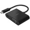 Adapter USB Type-C - VGA/USB Type-C (F), 0.13m, Belkin AVC001btBK
