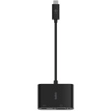 Adapter USB Type-C - VGA/USB Type-C (F), 0.13m, Belkin AVC001btBK