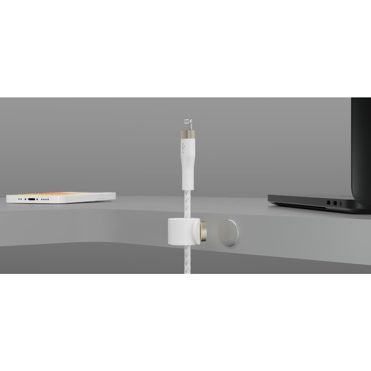 Kabel USB - Lightning, 1m, Belkin CAA010bt1MWH - Foto 6