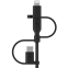 Kabel USB - microUSB/USB Type-C/Lightning, 1m, Belkin CAC001bt1MBK - Foto 3