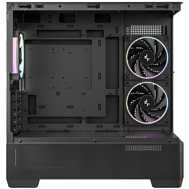 Gehäuse DeepCool CG380U 3F Black - R-CG380U-BKAGM3-G - Foto 4