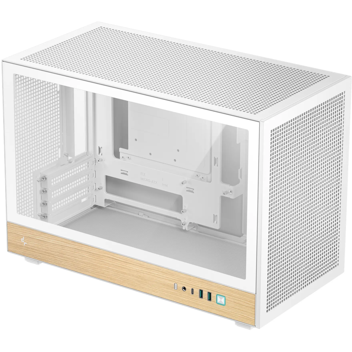Gehäuse DeepCool CH260 Wood White -  R-CH260-WHNWM0-G-1