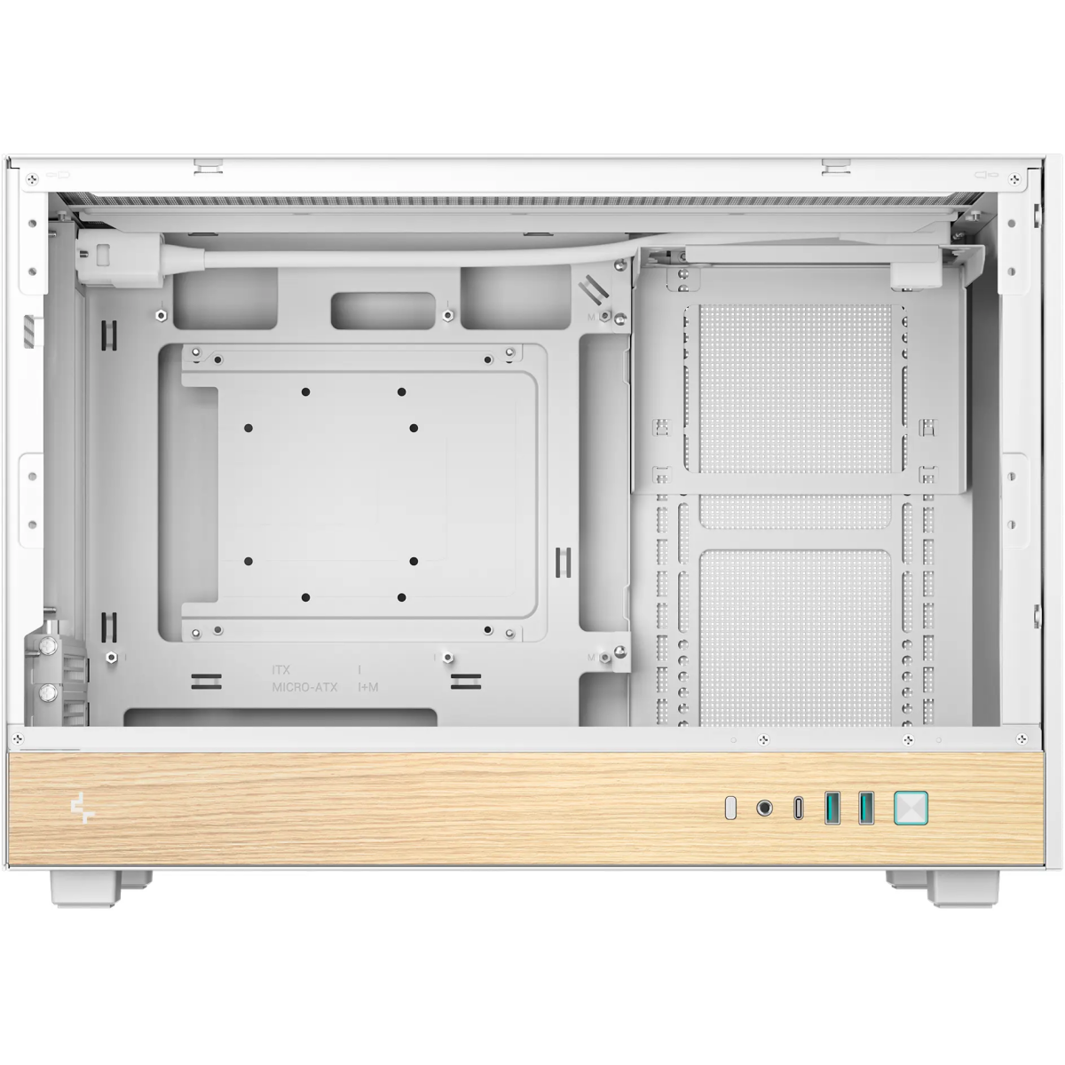 Gehäuse DeepCool CH260 Wood White -  R-CH260-WHNWM0-G-1 - Foto 5