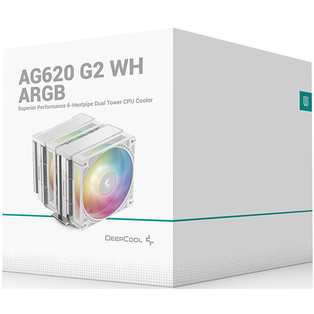 Kühler DeepCool AG620 G2 WH ARGB - R-AG620-WHAMMG2-G - Foto 8
