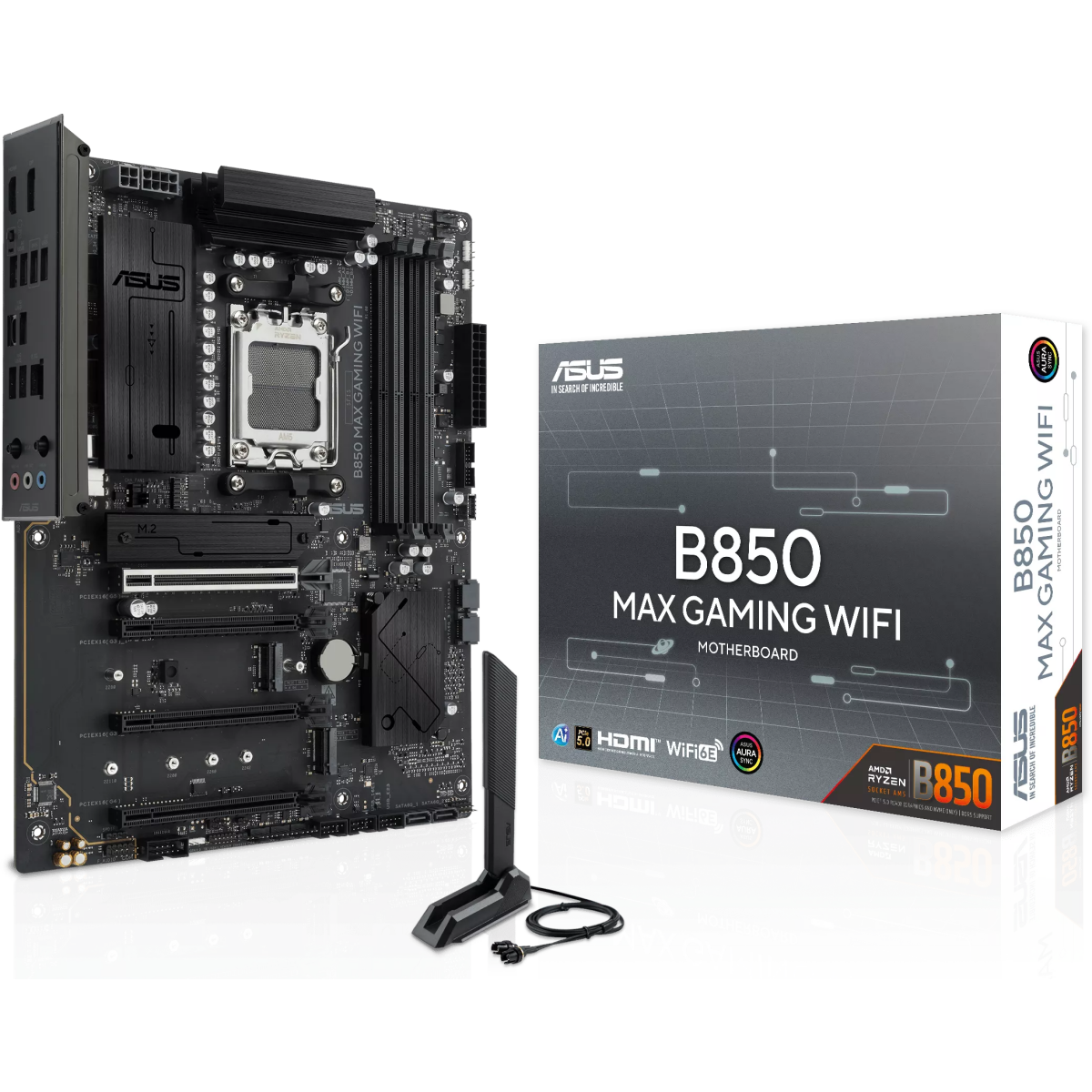 Mainboard ASUS B850 MAX GAMING WIFI - Foto 6