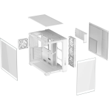 Gehäuse ASUS A32 Plus White (90DC00S3-B19000)