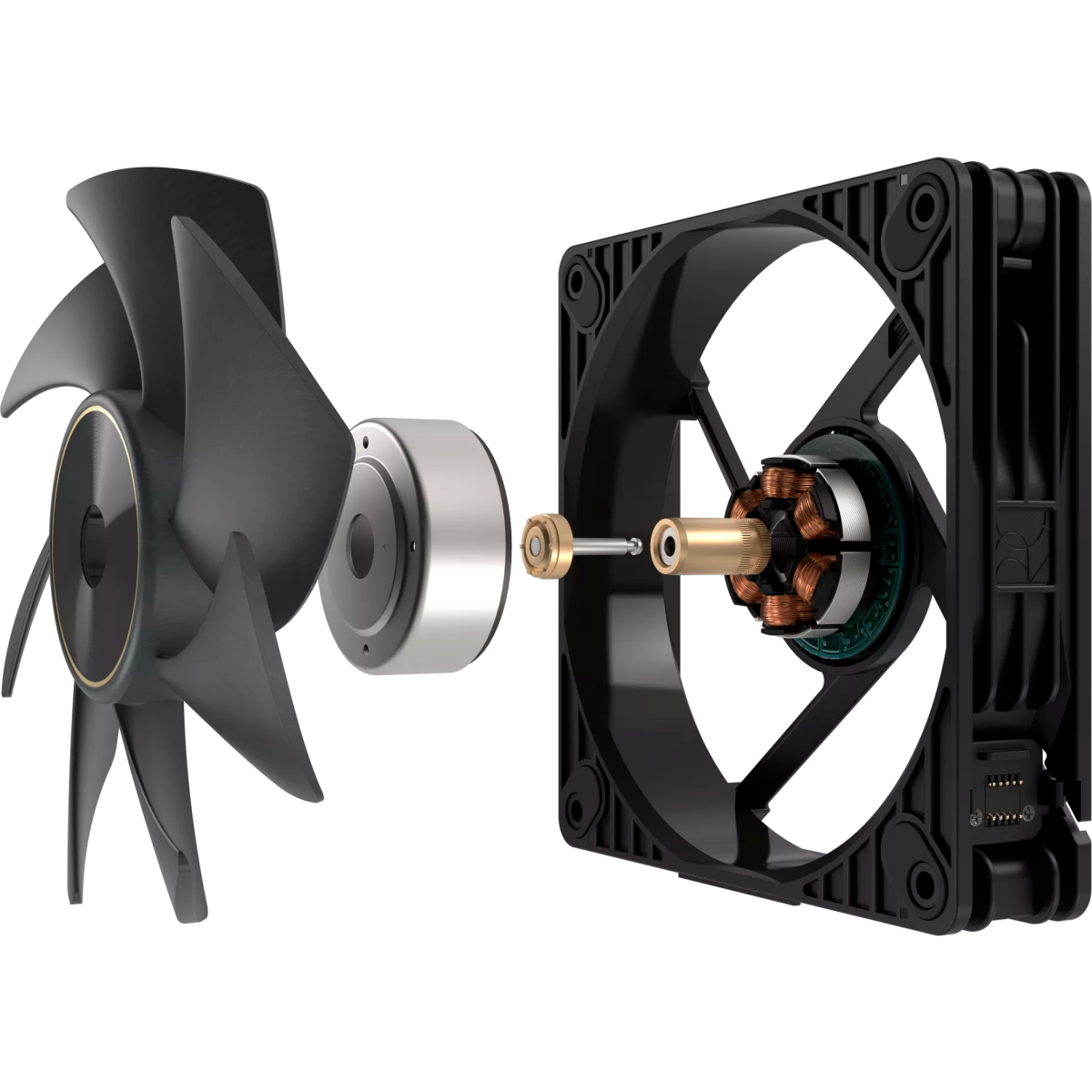 Gehäuselüfter ASUS PROART PF120 Black (3 pcs) - 90DA00M0-B09020 - Foto 15