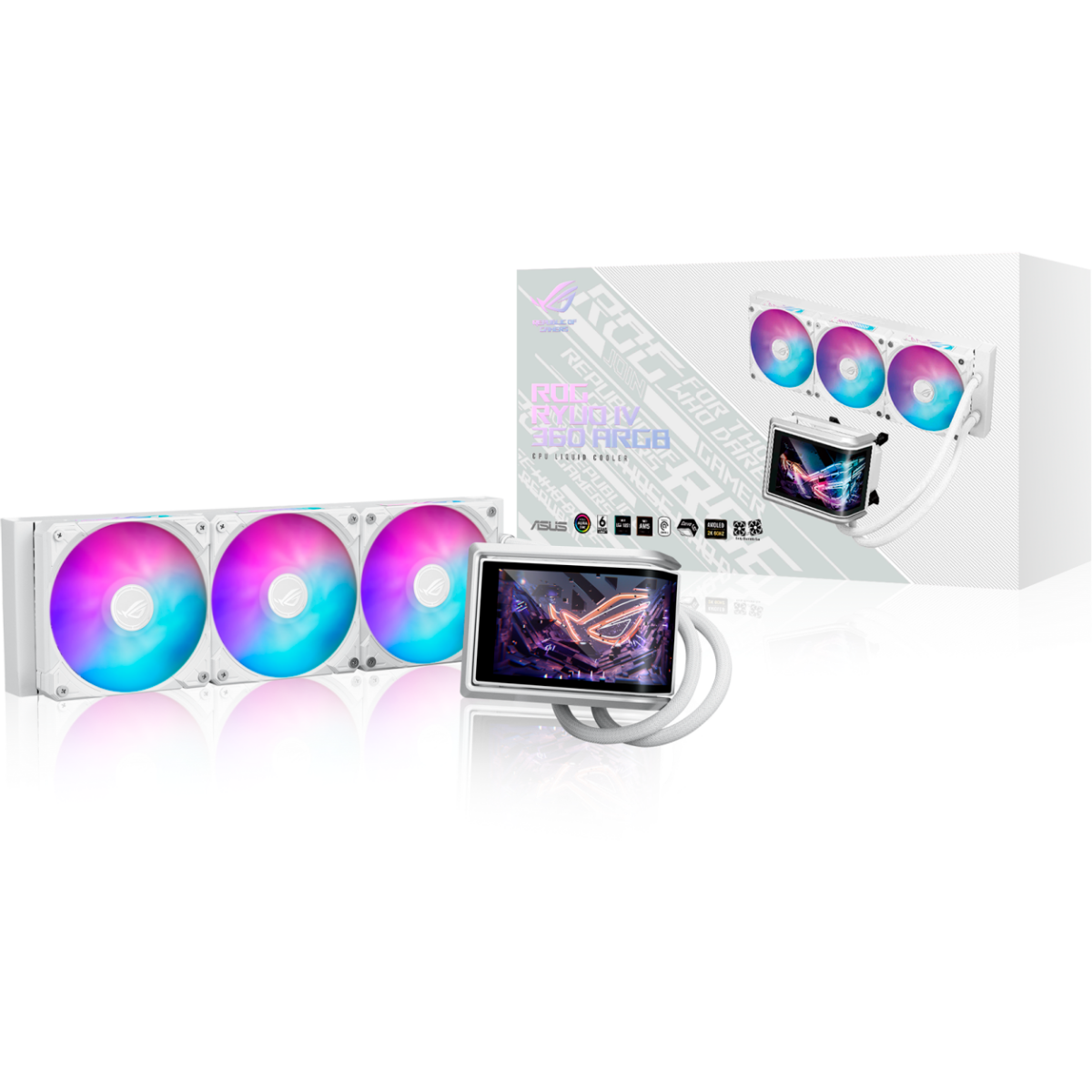Flüssigkeitskühlsystem ASUS ROG RYUO IV 360 ARGB White Edition - 90RC01N2-B0EAY0 - Foto 7