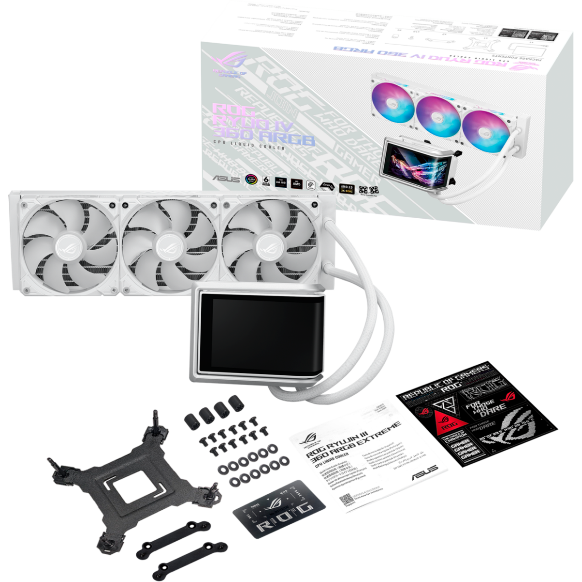 Flüssigkeitskühlsystem ASUS ROG RYUO IV 360 ARGB White Edition - 90RC01N2-B0EAY0 - Foto 8