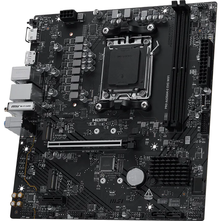 Mainboard MSI PRO A620AM-G EVO WIFI - Foto 3