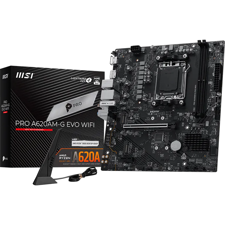 Mainboard MSI PRO A620AM-G EVO WIFI - Foto 5