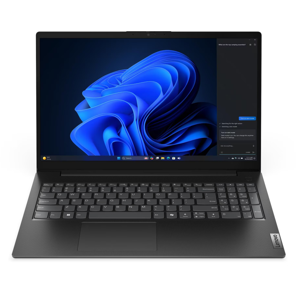 Laptop Lenovo V15 G5 IRL Business Black (83GW007KFR)