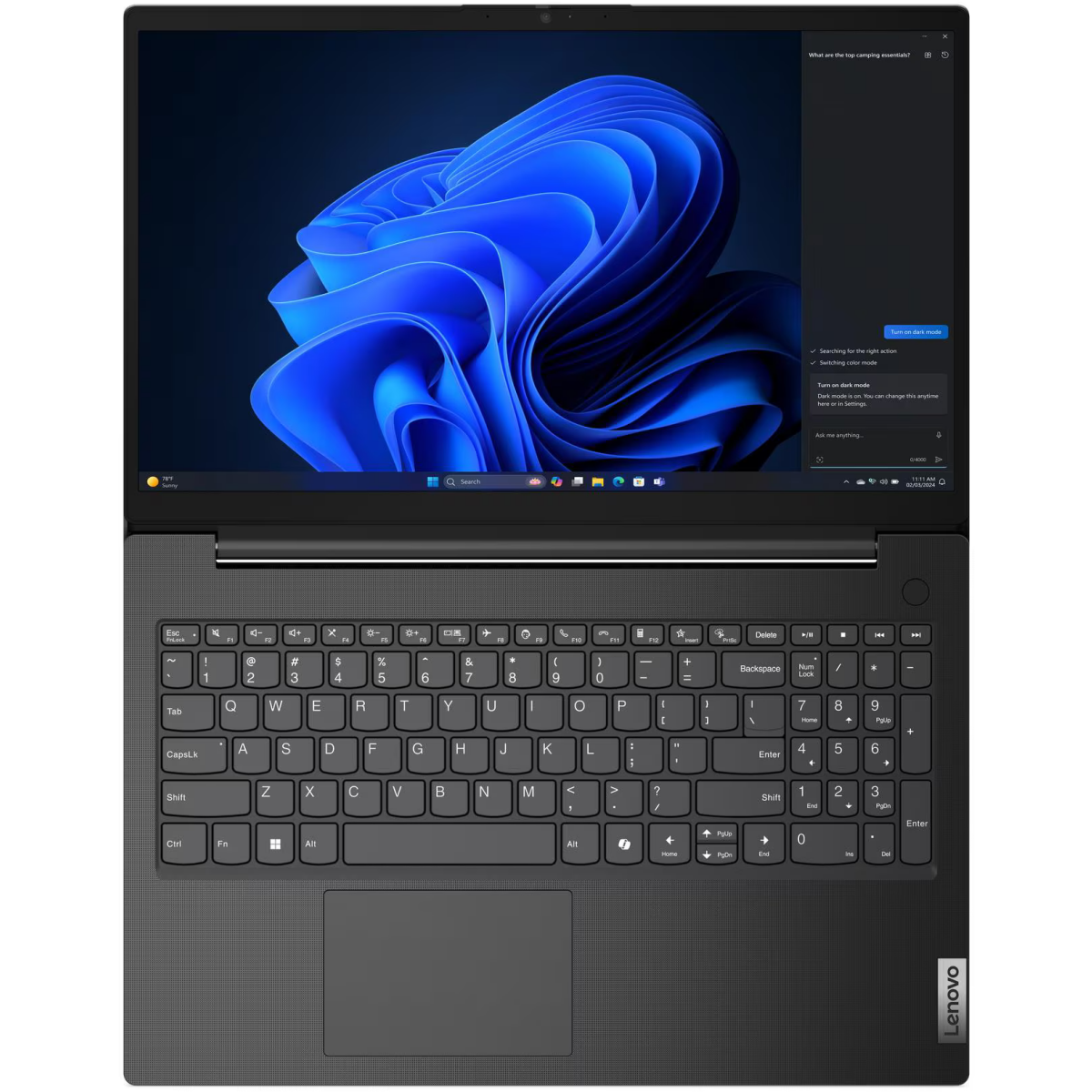 Laptop Lenovo V15 G5 IRL Business Black (83GW007KFR) - Foto 4