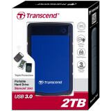 Externe Festplatte 2TB Transcend StoreJet 25H3 Blue (TS2TSJ25H3B)