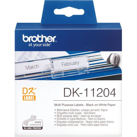 Thermoetiketten Brother DK11204
