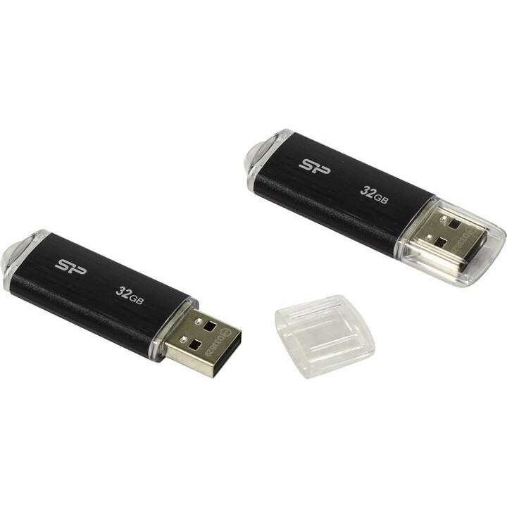 USB zibatmiņa Silicon Power Ultima U02 32Gb (SP032GBUF2U02V1K)