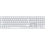 Tastatur Apple Magic Keyboard With Touch ID and Numeric Keypad White Keys (USB-C) (German) (MXK73D/A)