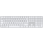 Tastatur Apple Magic Keyboard With Touch ID and Numeric Keypad White Keys (USB-C) (German) - MXK73D/A