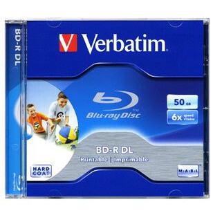 BD-R Laufwerk Verbatim 50GB 6x Jewel Case Printable (10 pcs) (43736)