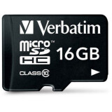 Speicherkarte 16GB MicroSD Verbatim + SD adapter (44082)