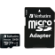 Speicherkarte 256GB MicroSD Verbatim + SD adapter (44087)