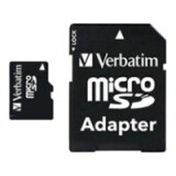 Speicherkarte 32GB MicroSD Verbatim + SD adapter (44083)