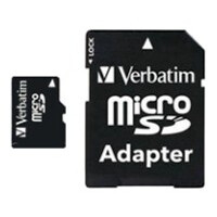 Speicherkarte 32GB MicroSD Verbatim + SD adapter (44083)