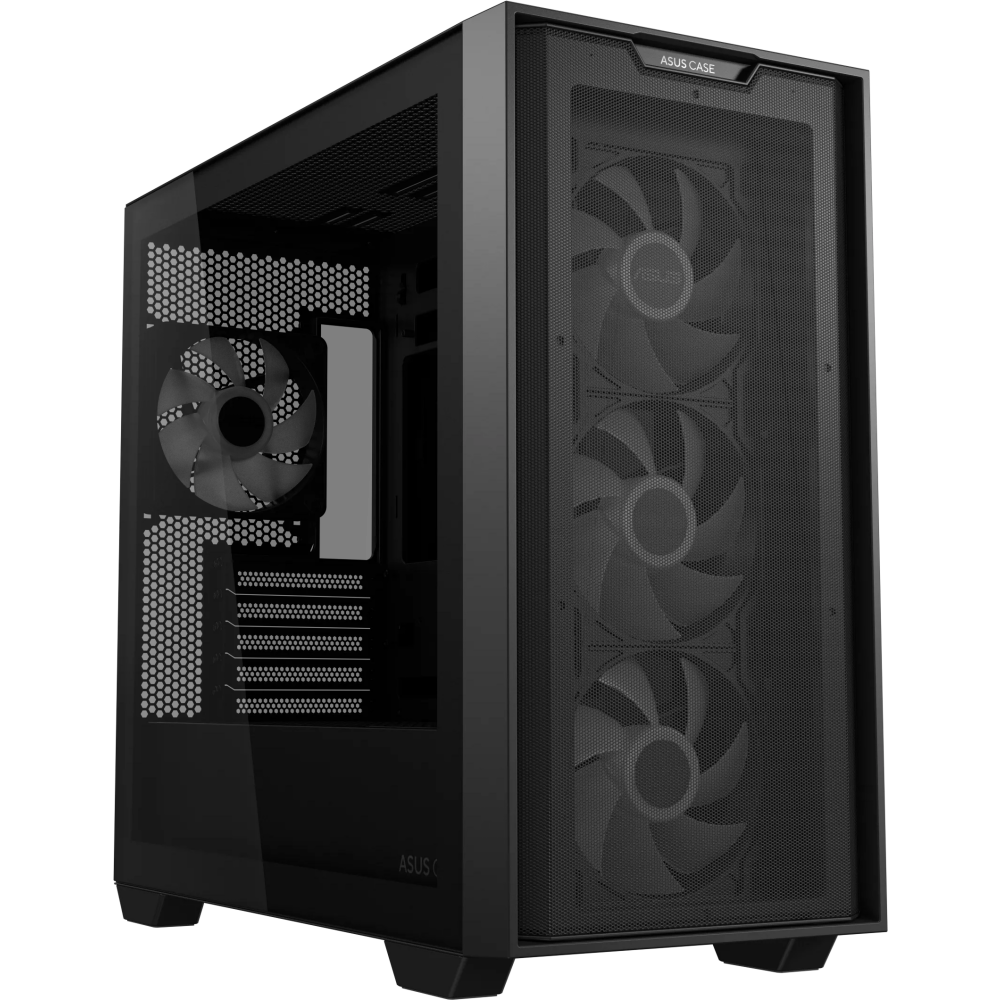 Gehäuse ASUS A21 Plus Black - 90DC00H0-B19000/90DC00H0-B19010 - Foto 2