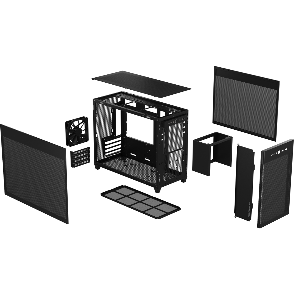 Gehäuse ASUS Prime AP201 Black - 90DC00G0-B39000 - Foto 10