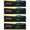 Arbeitsspeicher 128GB DDR5 5600MHz Kingston Fury Beast RGB (KF556C40BBAK4-128) (4x32GB KIT)