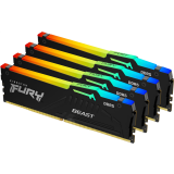 Arbeitsspeicher 128GB DDR5 5600MHz Kingston Fury Beast RGB (KF556C40BBAK4-128) (4x32GB KIT)