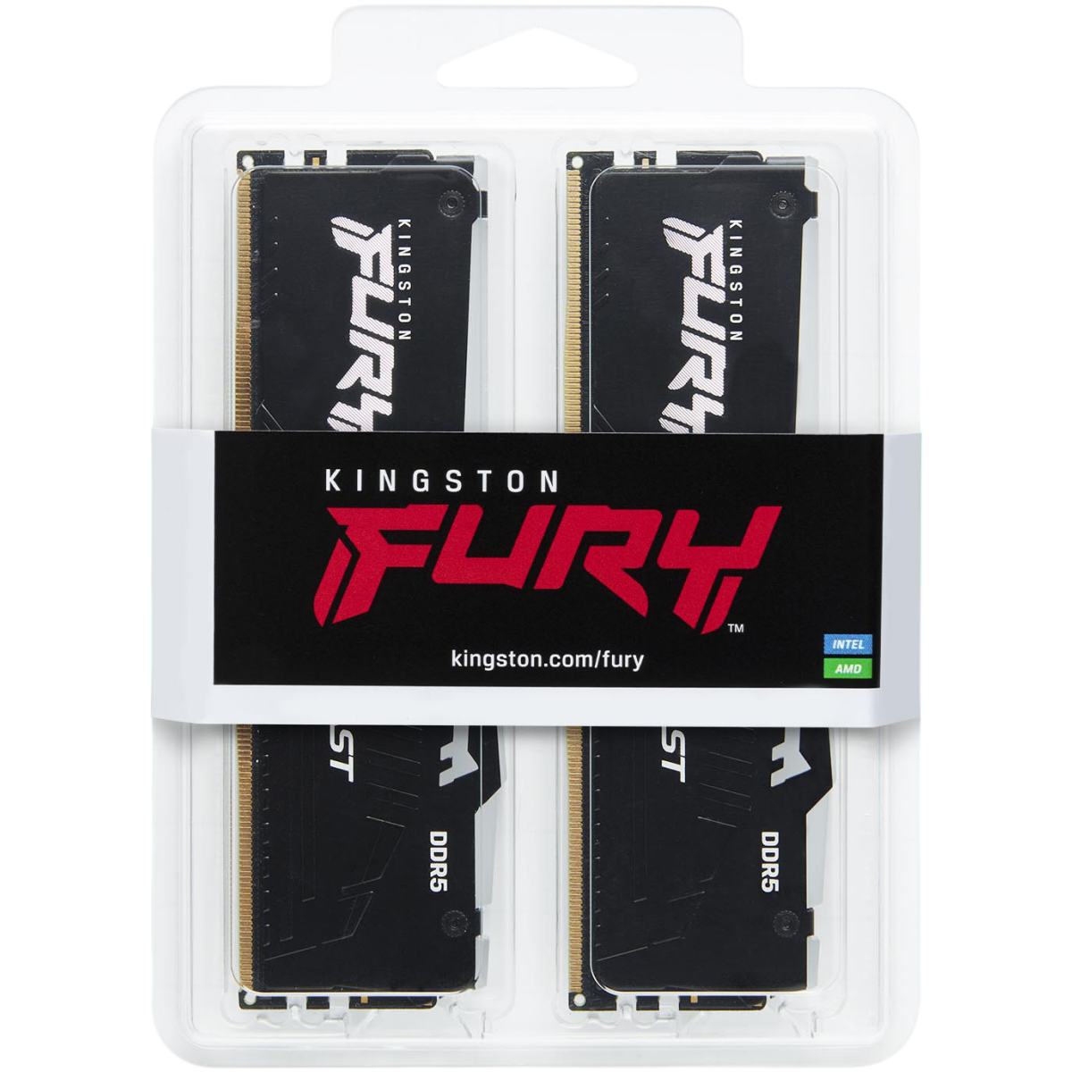Arbeitsspeicher 128GB DDR5 5600MHz Kingston Fury Beast RGB (KF556C40BBAK4-128) (4x32GB KIT) - Foto 3