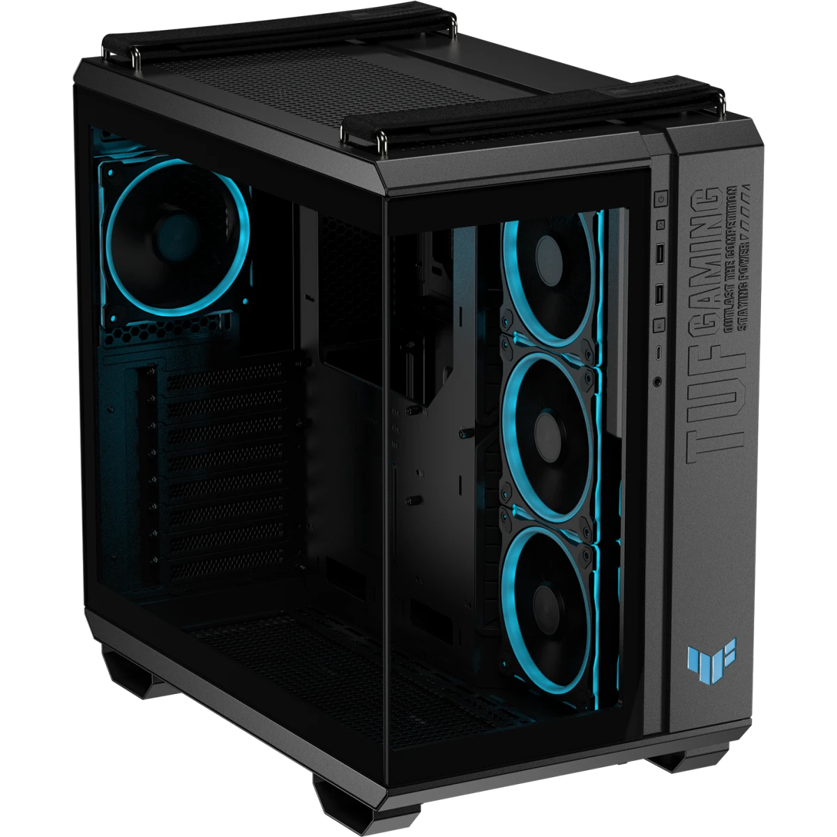 Gehäuse ASUS TUF Gaming GT502 Horizon ARGB Black - 90DC0090-B19020 - Foto 6