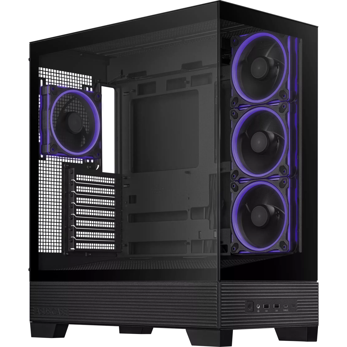 Gehäuse ASUS A31 Plus Black - 90DC00R0-B19000 - Foto 3