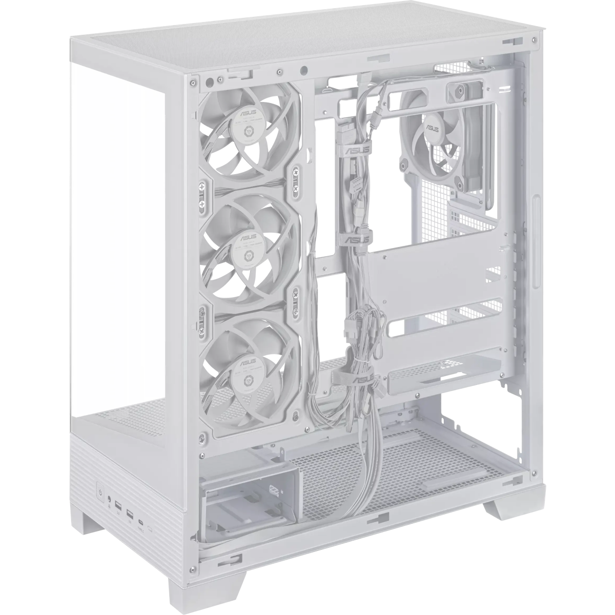 Gehäuse ASUS A31 Plus White - 90DC00R3-B19000 - Foto 12
