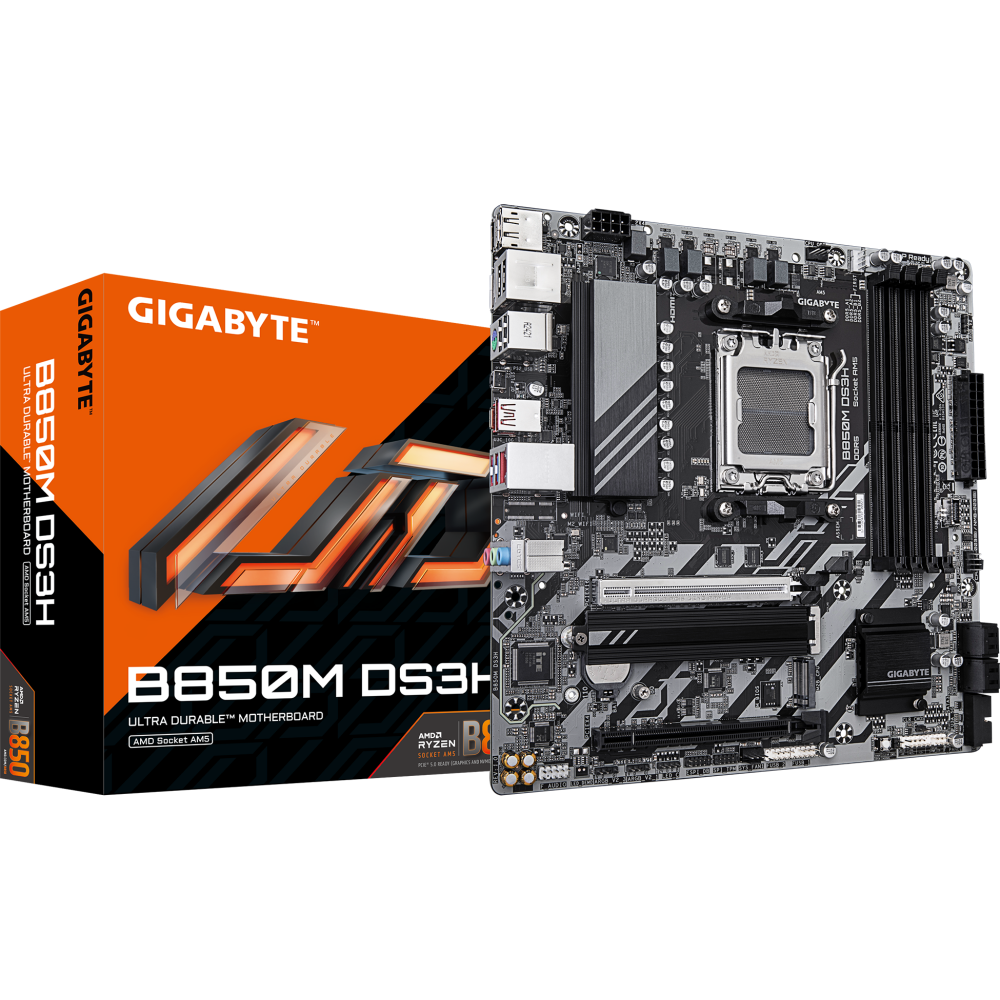 Mainboard Gigabyte B850M DS3H - Foto 4