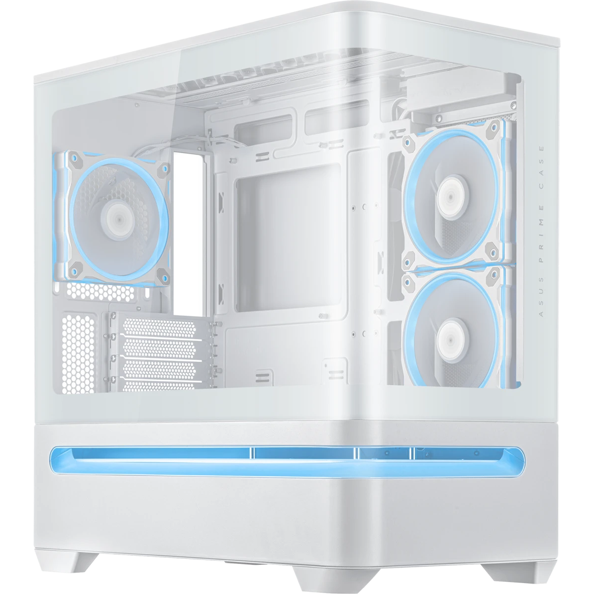 Gehäuse ASUS Prime AP202 TG ARGB White - 90DC00P3-B19000 - Foto 2