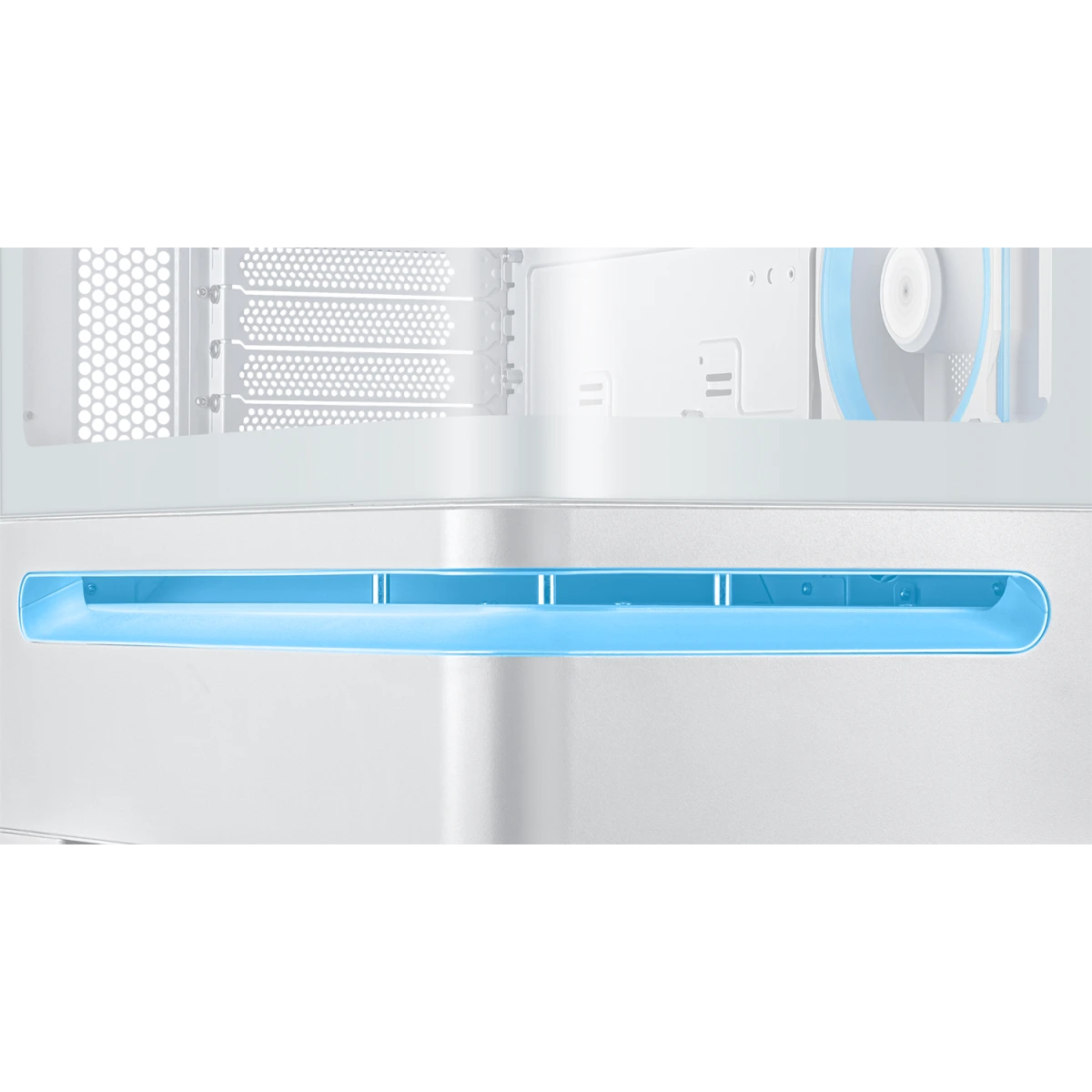 Gehäuse ASUS Prime AP202 TG ARGB White - 90DC00P3-B19000 - Foto 10