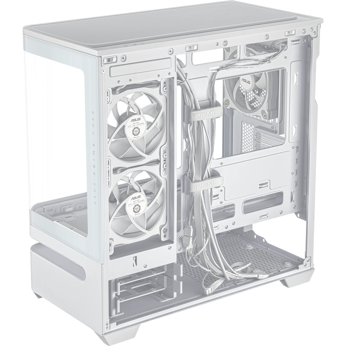 Gehäuse ASUS Prime AP202 TG ARGB White - 90DC00P3-B19000 - Foto 11