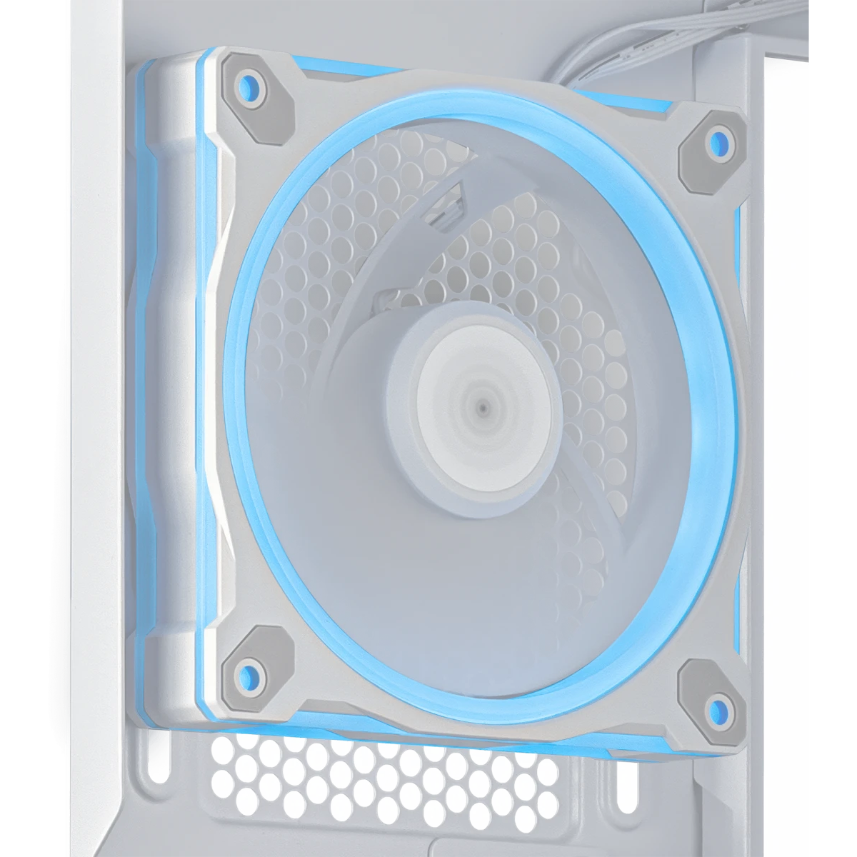 Gehäuse ASUS Prime AP202 TG ARGB White - 90DC00P3-B19000 - Foto 16