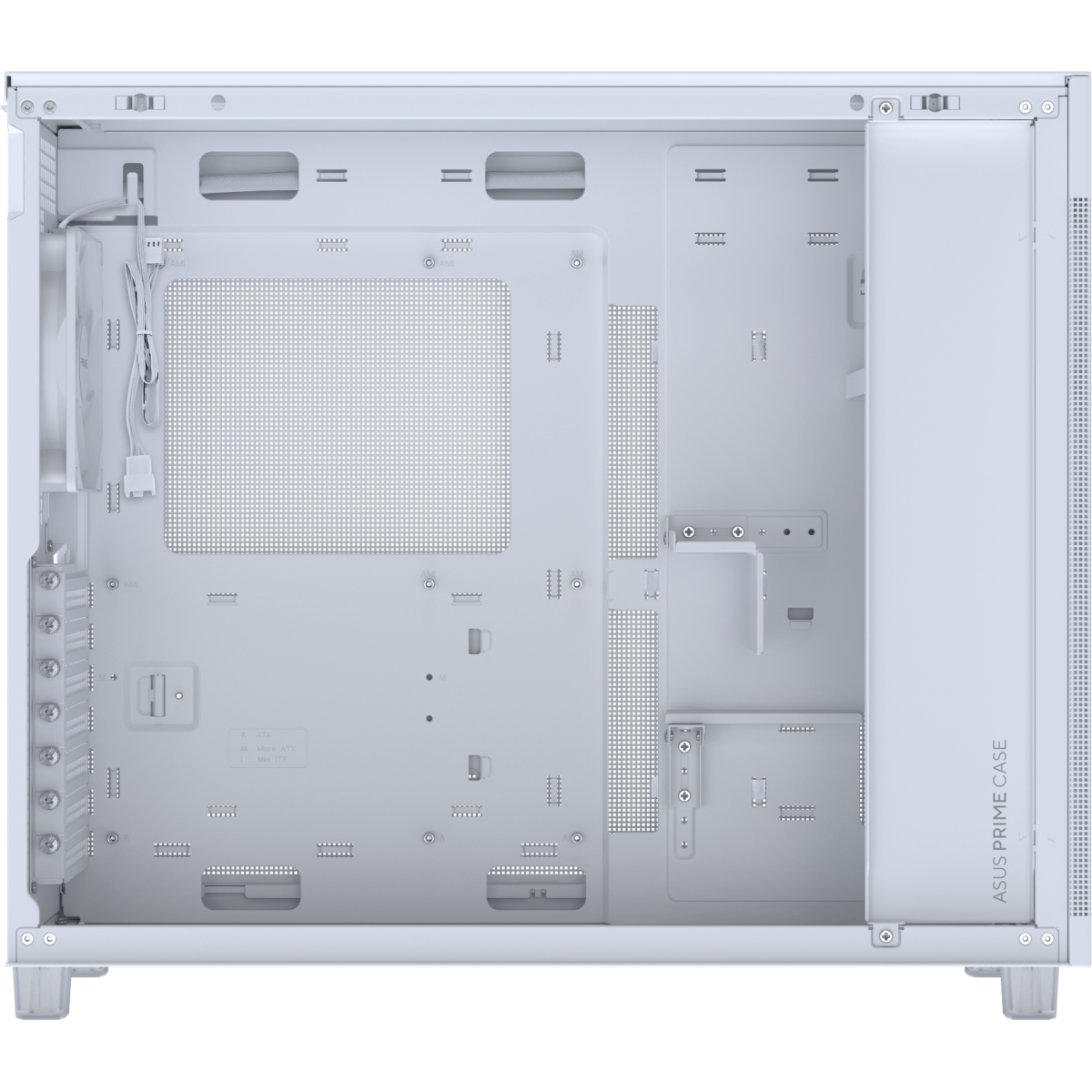 Gehäuse ASUS Prime AP303 Mesh White - 90DC00V3-B39000 - Foto 7