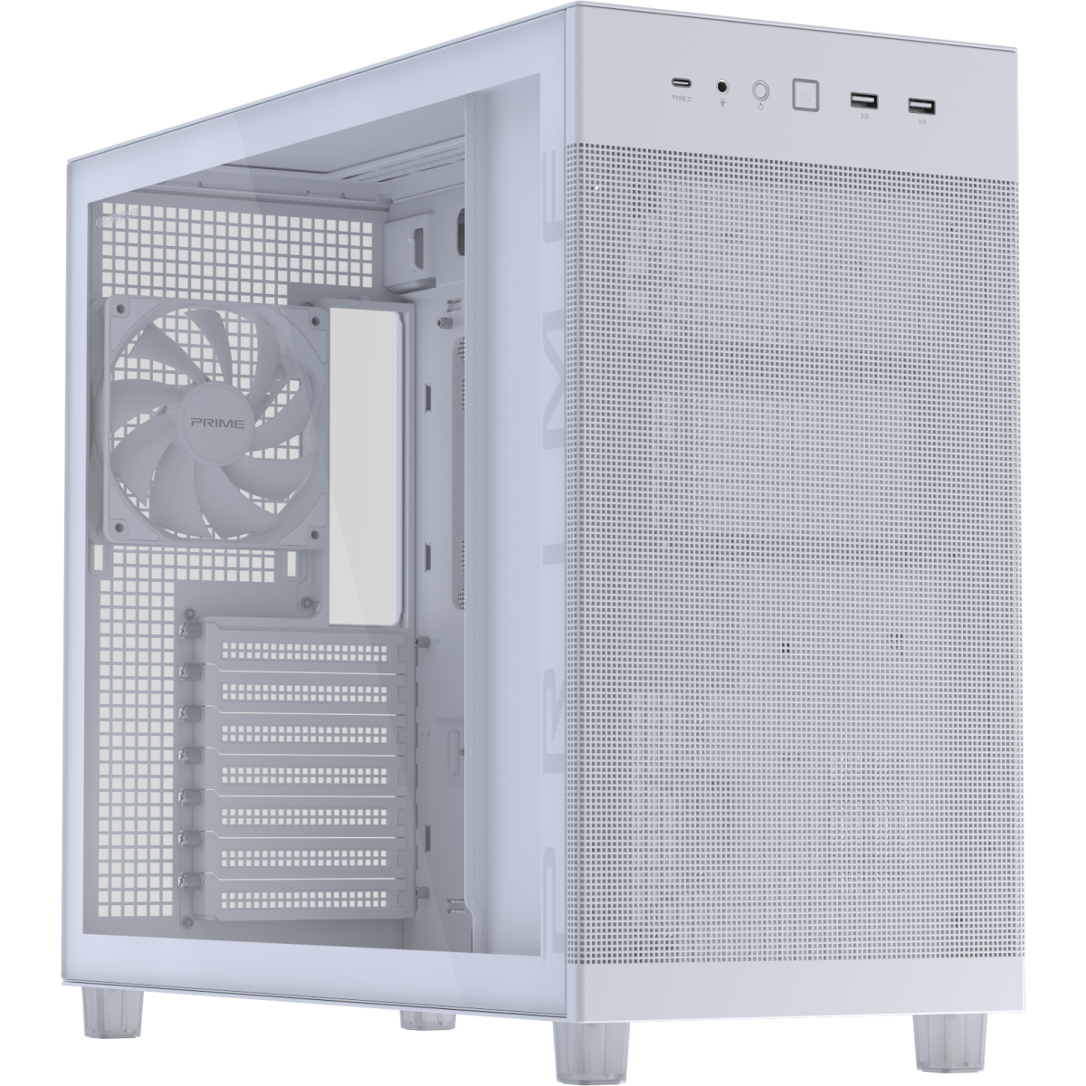 Gehäuse ASUS Prime AP303 TG White - 90DC00V3-B39010