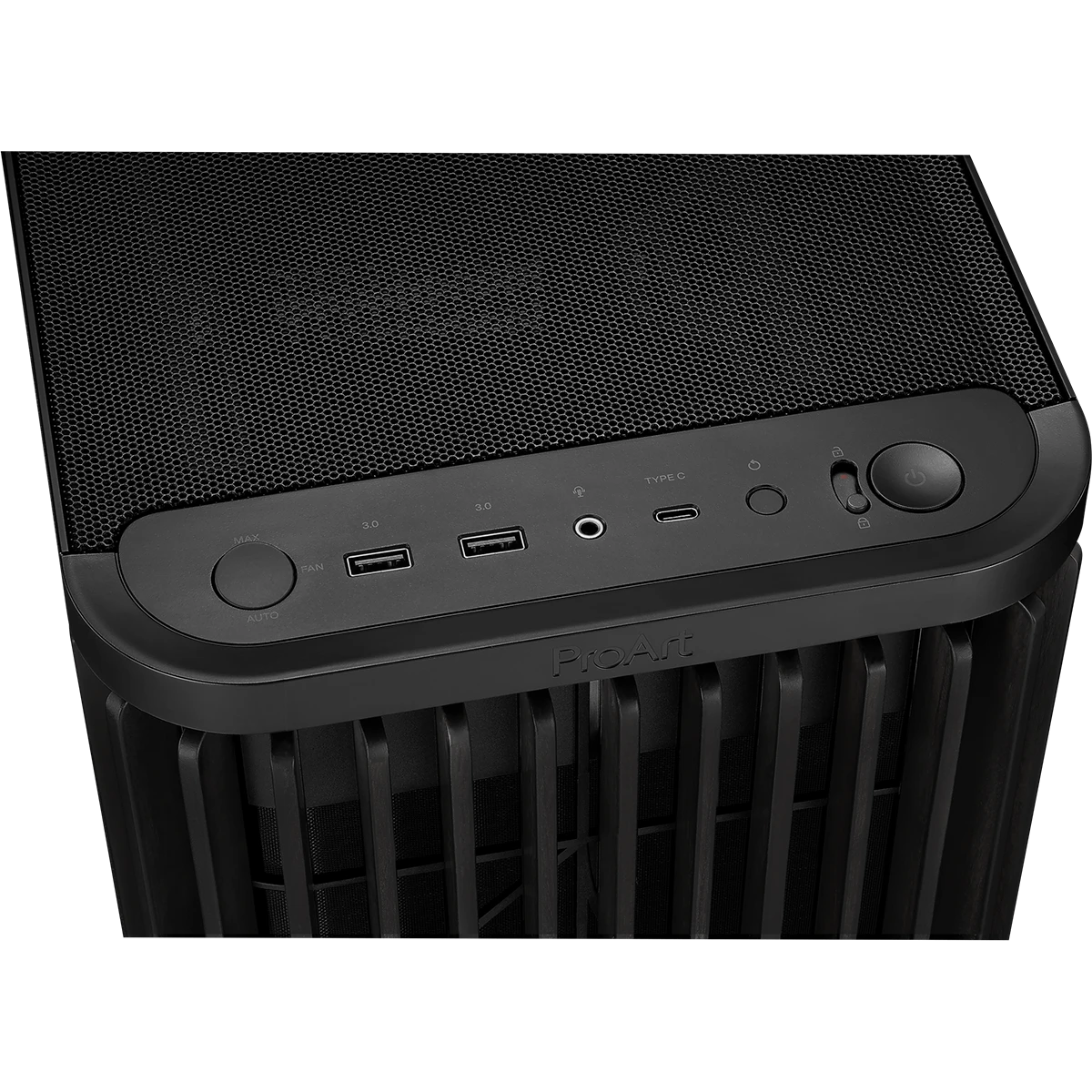 Gehäuse ASUS ProArt PA401 Wood Edition Mesh Panel Black - 90DC00M0-B39040 - Foto 5