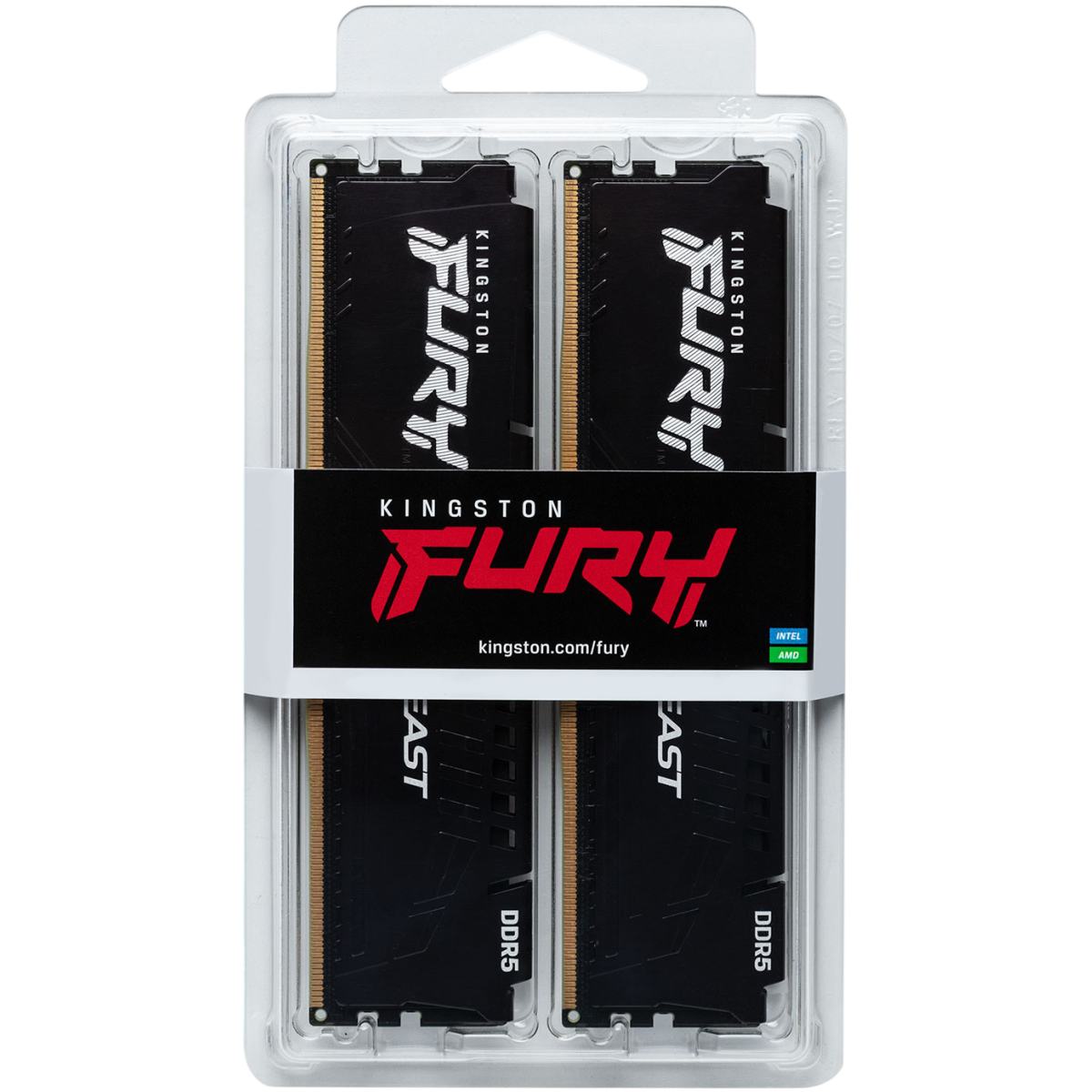 Arbeitsspeicher 16GB DDR5 5600MHz Kingston Fury Beast (KF556C36BBEK2-16) (2x8GB KIT) - Foto 5