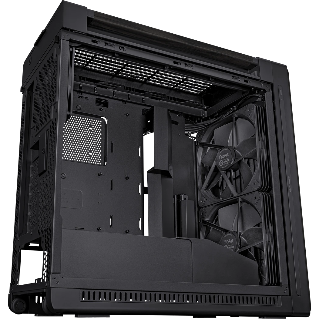 Gehäuse ASUS ProArt PA602 Wood Edition Tempered Glass Panel Black - 90DC00J0-B09010 - Foto 16