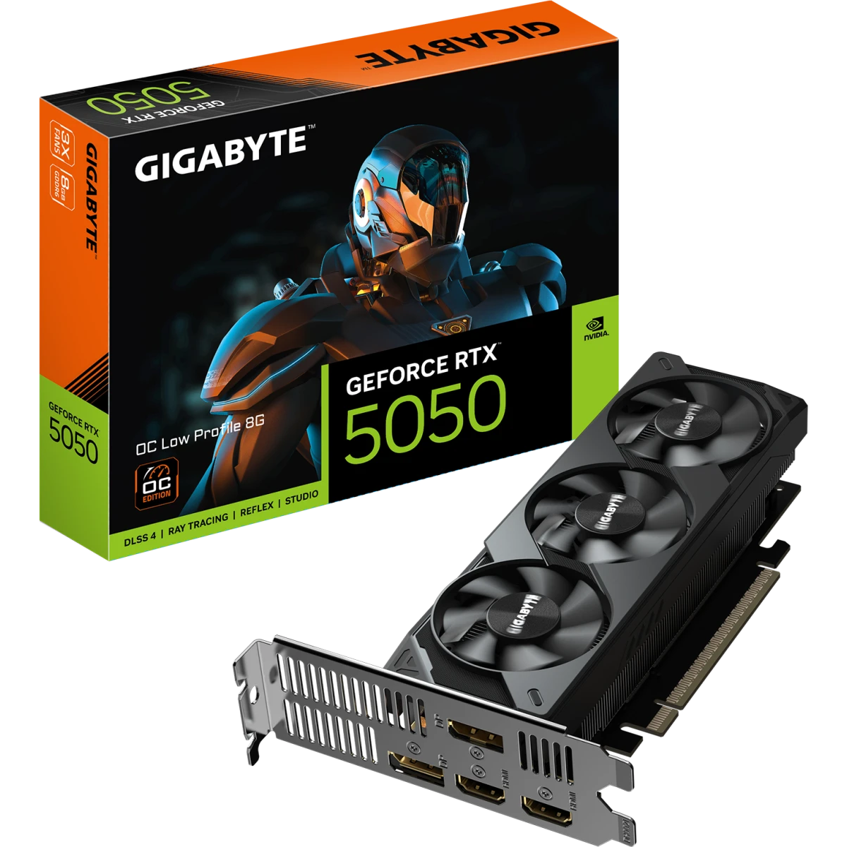 Grafikkarte NVIDIA GeForce RTX 5050 Gigabyte Low Profile OC 8GB (GV-N5050OC-8GL) - Foto 8